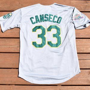 New!! Jose Canseco Oakland Athletics A's Gray Baseball Jersey Adult Men's Sizes